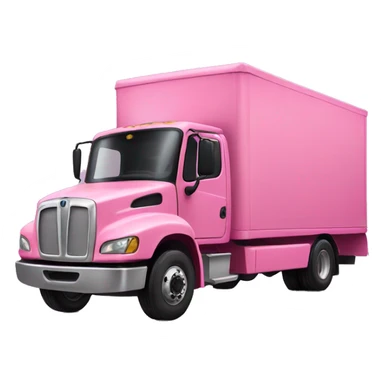 Pink Amazon truck sticker