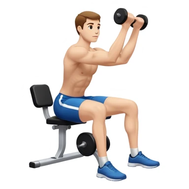 seated calf raise exercise sticker