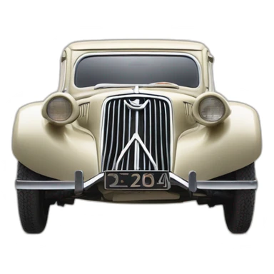 Citroen traction calandre sticker