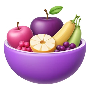 Healthy food  : 3d Icon with color of D0B8FF
 sticker