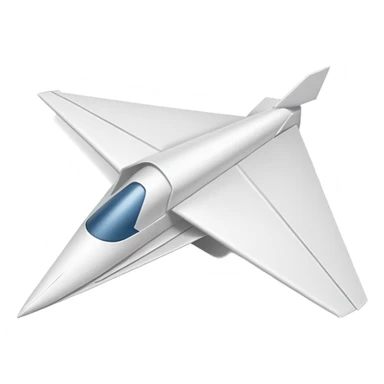 paper airplane sticker