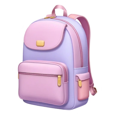 pastel backpack sticker