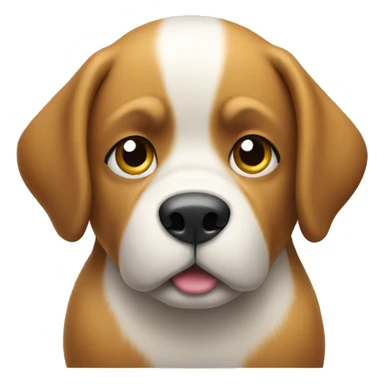 A dog squatting  sticker