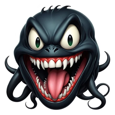 Venom's face sticker