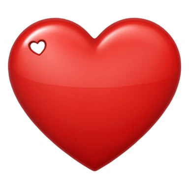 A heart with E+M in the middle l sticker