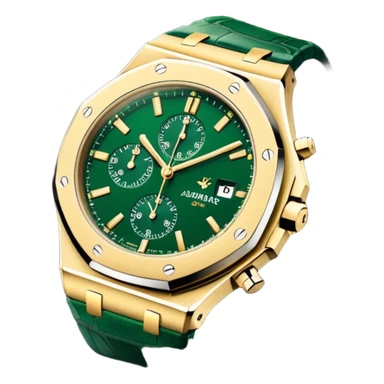 green audemars piguet watch (without text), black bugatti, and a dark green dragon  sticker