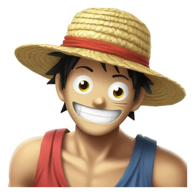 Luffy au chapeau de paille sticker