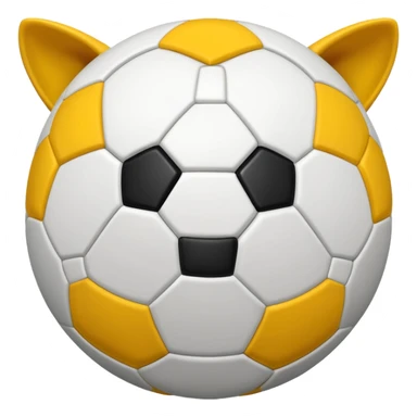 Una mascota de futbol soccer sticker