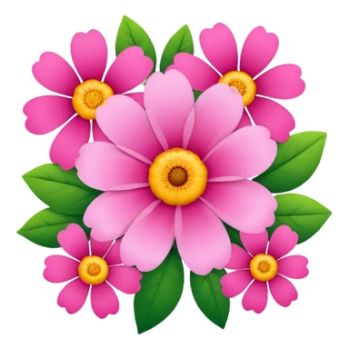 Pink flower boutique  sticker