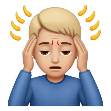 Headache sticker
