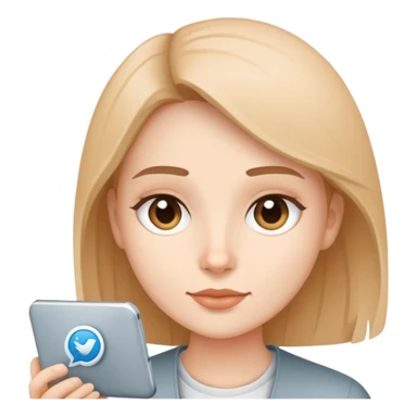Telegram blogger sticker