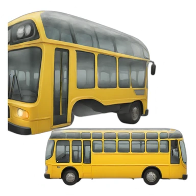 Yellow bus sticker