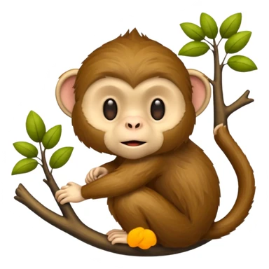 Fisher monkey sticker