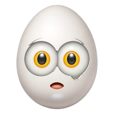 Egg with eyes  sticker
