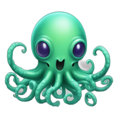 alien pulpo hacker sticker