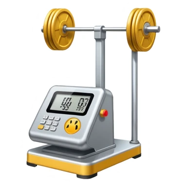 aparelhos academia peso sticker