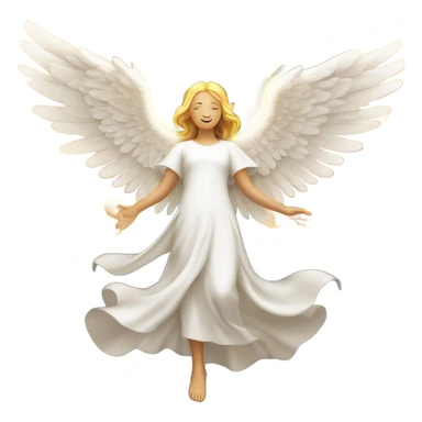 white angel, surrounded by fire
 sticker