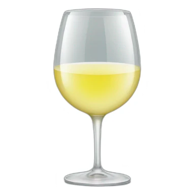 Chardonnay glass sticker