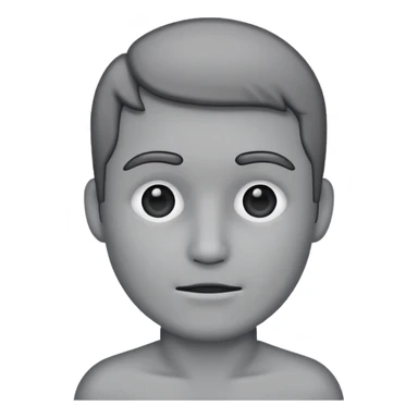 Generate outline of a human. Do not specify any gender and do not add eyes or hair. Also make it gray with a dark gray outline. sticker