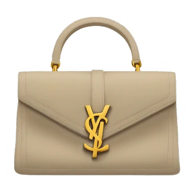 YSL suede purse sticker