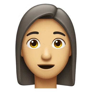 Shy blushing sticker