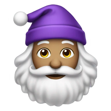 Purple christmas  sticker