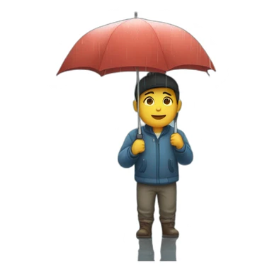 go home under rain sticker