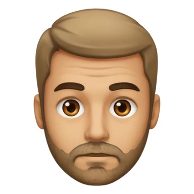 man with dirty face sticker