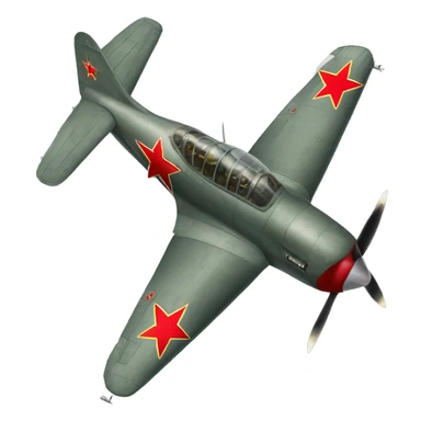 Soviet Yak-3 fighter plane sticker