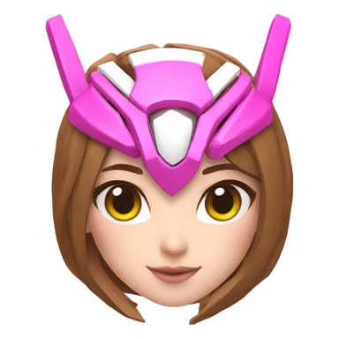 Overwatch D.Va Logo sticker