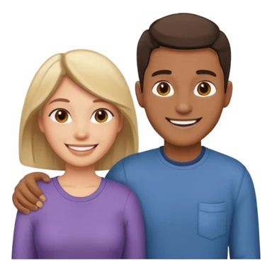 couple adopting of a child from social services sticker