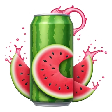 Watermelon wave alone energy drink  sticker
