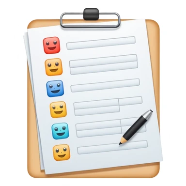 paper test with chekbox sticker