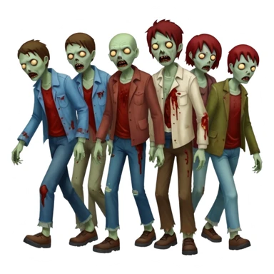Zombie apocalypse sticker