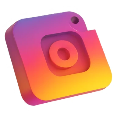 Instagram logo sticker