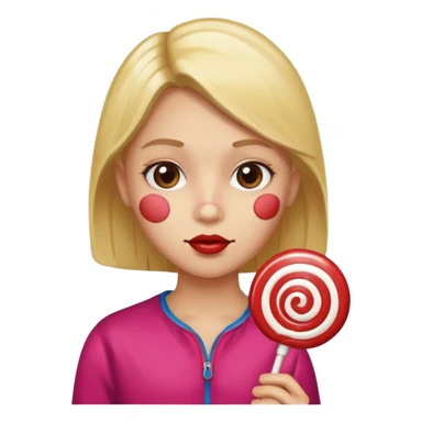 need with pimples and a lollipop  sticker