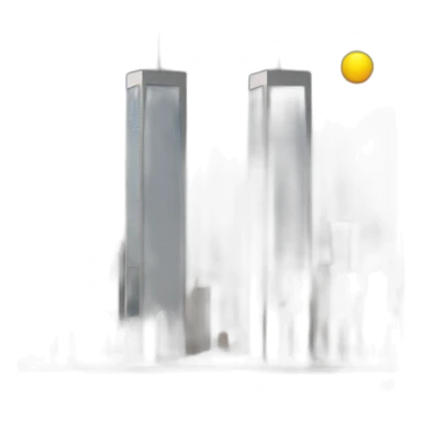 twin towers arab sticker