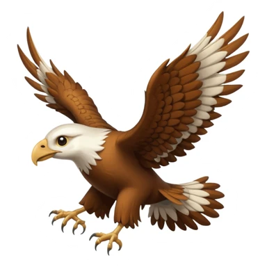 medieval animal dlying sticker