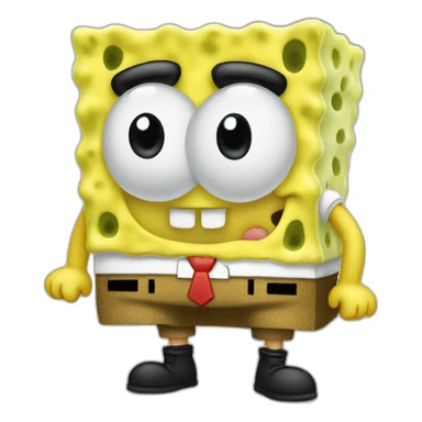 SpongeBob Underpants sticker