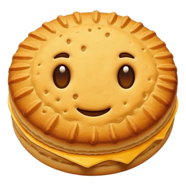 Biscuit simple, sans visage  sticker