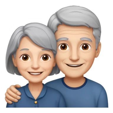 lo mismo que estas haciendo solo coloca alado de la abuela un hombre joven  sticker