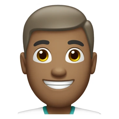 Bald male Nurse giving thumbs up sticker