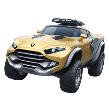  Diana Prince and Wonder woman’s feminine features offroad capable long-travel suspension 4x4 racing no.86 hypercar  sticker