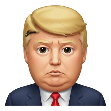 Donald trump fat sticker