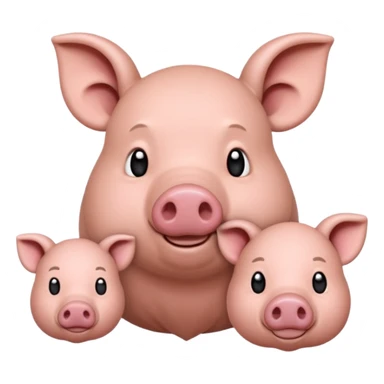 Une fourmi et un cochon dinde devant un trisomique  sticker