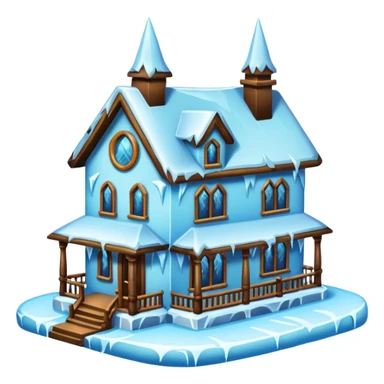 frozen big houses sticker