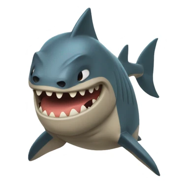 Jeff the landshark sad sticker