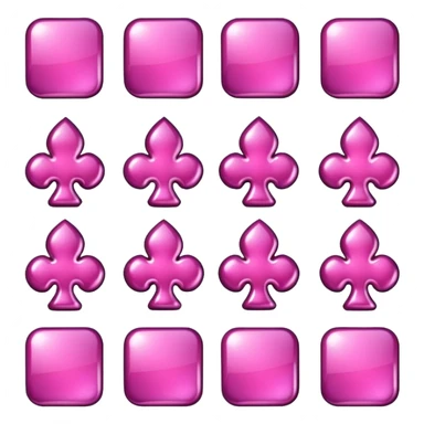 glitter pink game sticker