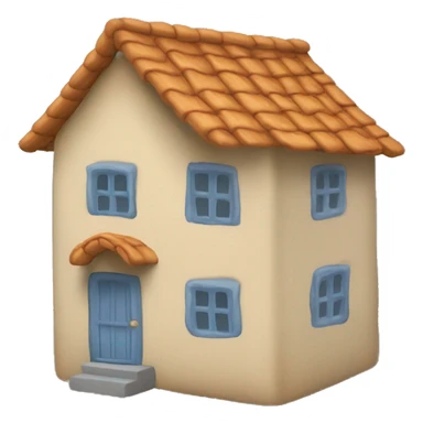 Emoji de una casita de jengibre  sticker