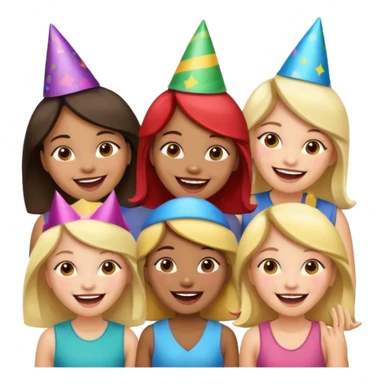 Компанія дівчат sticker